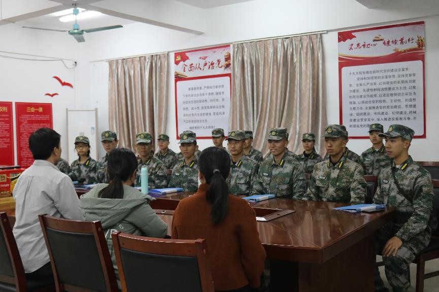 开云kaiyun登录入口慰问学生教官活动圆满结束